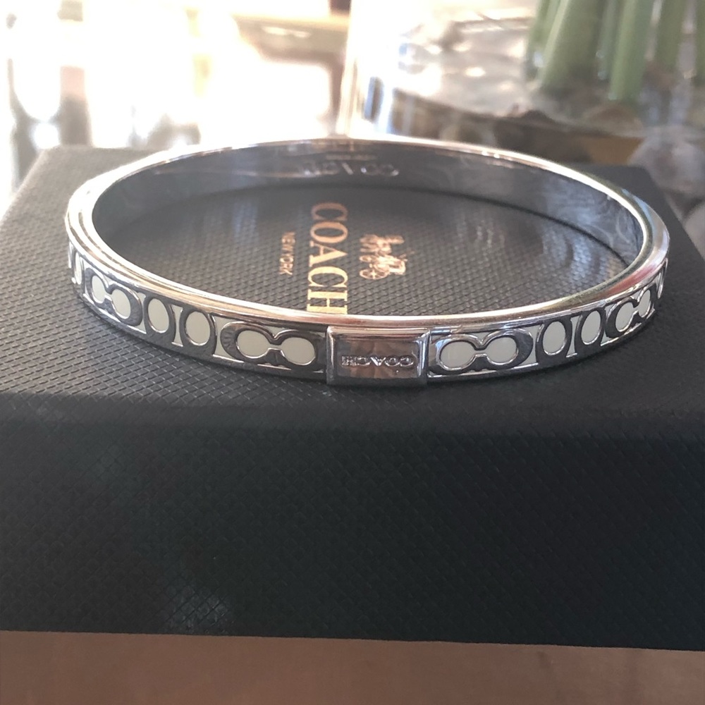 Coach bangle bracelet. New! Only worn once.